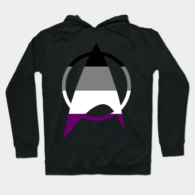 Asexual Stafleet Pride Hoodie by EmceeFrodis